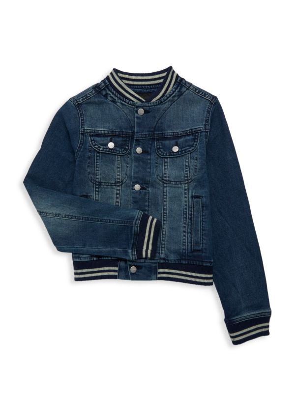 Joe's Jeans Girl's Varsity Denim Jacket